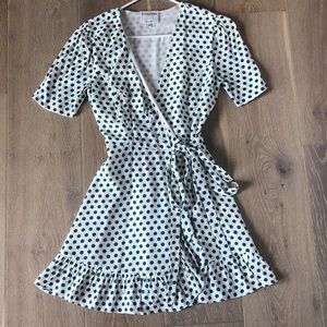 Mini wrap dress